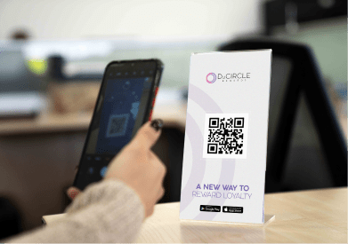 scan a QR code with DuCircle application